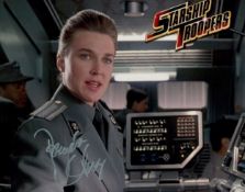 Blowout Sale! Starship Troopers Brenda Strong hand signed 10x8 photo. This beautiful hand signed