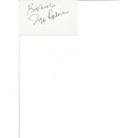 Joyce Redman signed album page. (9 December 1915 - 10 May 2012) was an Anglo-Irish actress. She