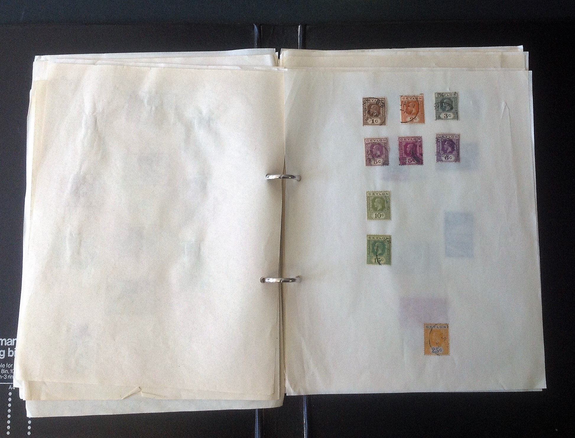 British commonwealth collection in ringed folder on 80 album pages. Not all full pages. All prior to - Image 4 of 5