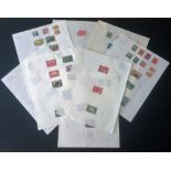 Canadian stamp collection on 9 loose pages. Catalogue value £250. Good Condition. We combine postage
