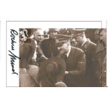 Rochus Misch Hitlers Bodyguard WW2 signed 6 x 4 b w photocard. Good Condition. All signed pieces