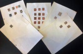 GB used stamp collection. 5 pages of QV. Extremely high catalogue value. Includes penny reds