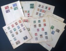British commonwealth collection on 9 album pages. Prior to 1950. Good range of countries including