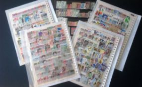 GB and British commonwealth stamp collection on 10 stocksheets. Mint and used. Good Condition. We