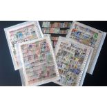 GB and British commonwealth stamp collection on 10 stocksheets. Mint and used. Good Condition. We