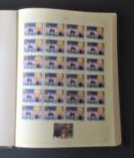 GB stamp collection in SG simplex album. Mainly used 1986 1990. Mostly comms. Some duplication 30+
