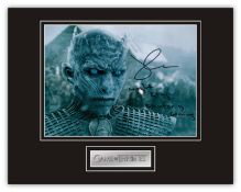 Stunning Display! Game Of Thrones Richard Brake hand signed professionally mounted display. This