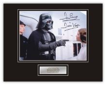 Stunning Display! Star Wars Dave Prowse hand signed professionally mounted display. This beautiful