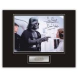 Stunning Display! Star Wars Dave Prowse hand signed professionally mounted display. This beautiful