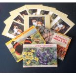 Brooke Bond tea card collection in 3 albums. Includes African Wildlife, Wild Flowers and British