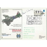 Sir Basil Embury signed 1970 RAF Escaping Society Duke of Yorks Westland Lysander flown RAF cover.