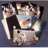 7 assorted 16x12 colour UNSIGNED space photos. Good Condition. All signed pieces come with a