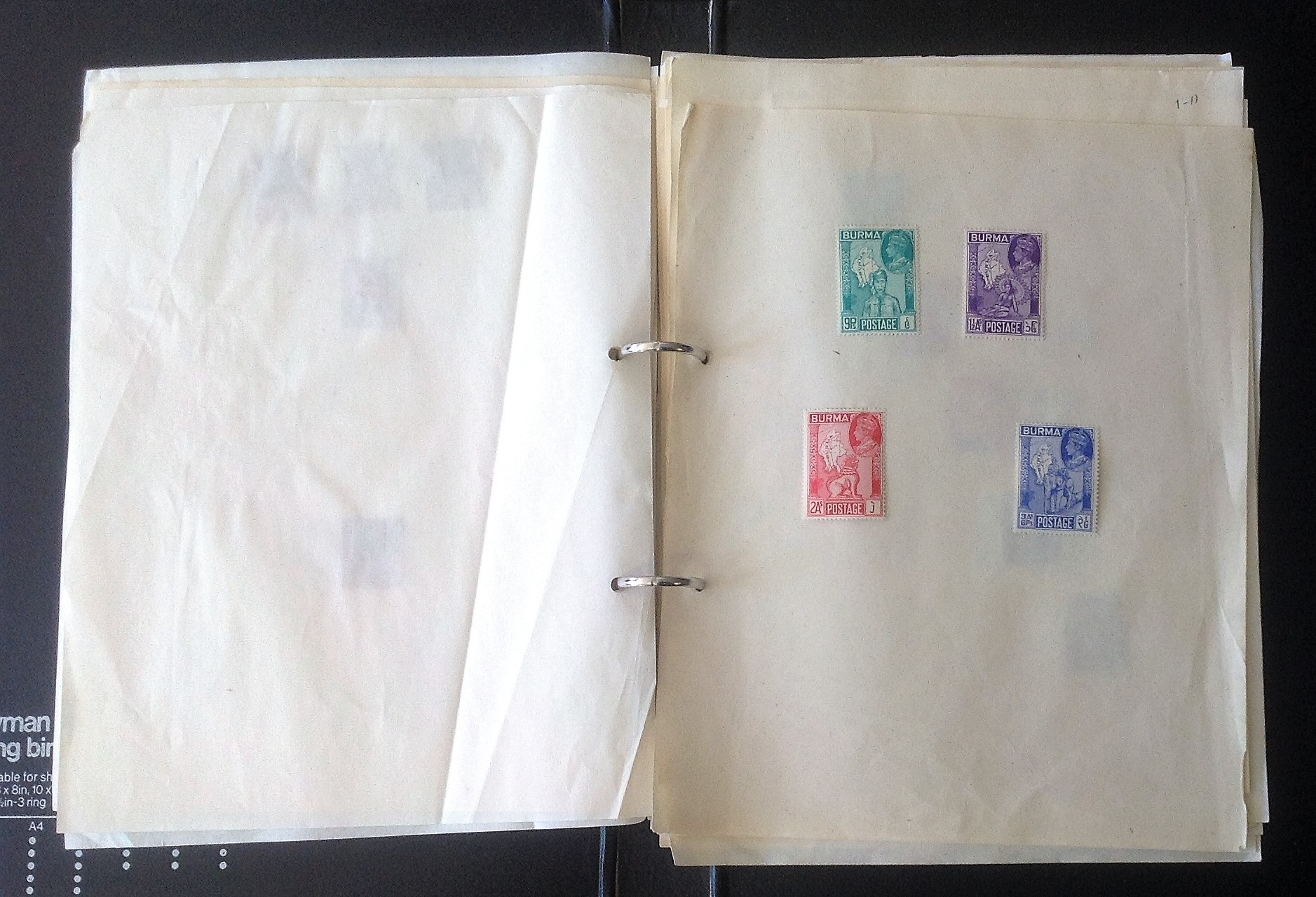 British commonwealth collection in ringed folder on 80 album pages. Not all full pages. All prior to