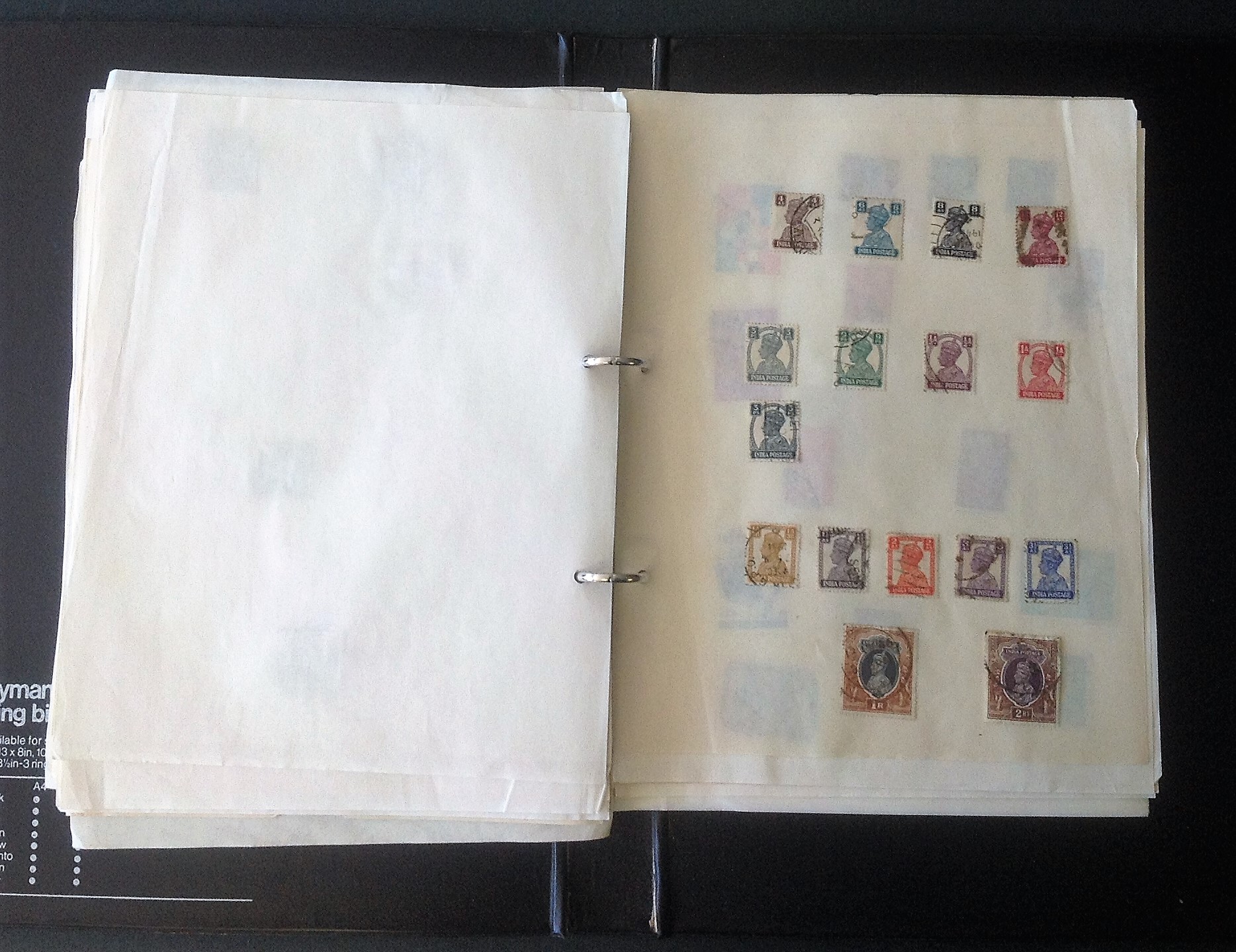 British commonwealth collection in ringed folder on 80 album pages. Not all full pages. All prior to - Image 5 of 5