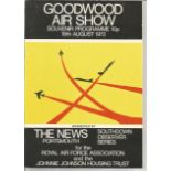 1972 Goodwood Airshow Souvenir Programme. Good Condition. All signed pieces come with a