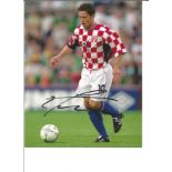 Niko Kovak Signed Croatia 8x10 Photo. Good Condition. All signed pieces come with a Certificate of