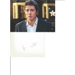 Hugh Grant Signed Album Page With 5x7 Photo. Good Condition. All signed pieces come with a