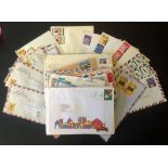 British commonwealth cover collection. 80+ included. Good Condition. We combine postage on