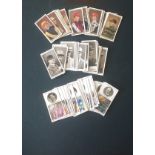 Cigarette card collection. Includes 1931 Steeplechase celebrities 28 cards,1927 Jockeys and owners