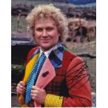 Blowout Sale! Dr. Who Colin Baker hand signed 10x8 photo. This beautiful hand signed photo depicts