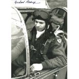 WW2 US fighter ace Richard Ashbury 382 Sqn Staplehurst 1944 signed 6 x 4 b w photo . Good Condition.