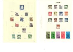 German stamp collection over 24 loose album pages. Good Condition. We combine postage on multiple