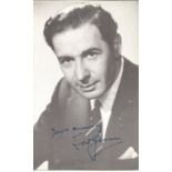 Leo Genn signed 6x4 black and white postcard photo. Good Condition. All signed pieces come with a