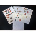 Nederland's Indie stamp collection on 4 loose album pages. Mint and used. Good Condition. We combine