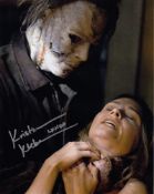 Blowout Sale! Halloween Kristina Klebe hand signed 10x8 photo. This beautiful hand signed photo