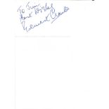 Ernest Clark signed album page. (12 February 1912 in London - 11 November 1994) was a British