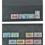 Mint and used stamp collection. 12 items. Includes Oceanic settlements (French) and Afrique