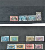 Mint and used stamp collection. 12 items. Includes Oceanic settlements (French) and Afrique