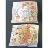 Foreign and British Commonwealth stamp collection on backing paper. Assorted countries with some