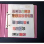 Stamp collection from Victoria, New South Wales, Queensland and Australia in ring binder. 32