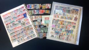 European stamp collection on 6 stocksheets. Mint and used. Good Condition. We combine postage on