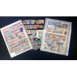 European stamp collection on 6 stocksheets. Mint and used. Good Condition. We combine postage on