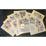 British commonwealth stamp collection in ring binder. 70 pages. Mainly used. Includes Seychelles,