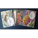Brooke Bond tea card collections in 3 albums. 1962 Asian wildlife 50 cards, 1960 Freshwater fish