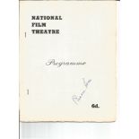 Bessie Love signed National Film Theatre programme. Signed on front cover ; September 10, 1898 -