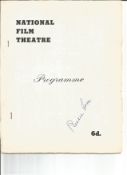 Bessie Love signed National Film Theatre programme. Signed on front cover ; September 10, 1898 -