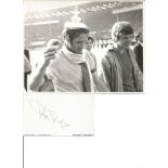 George Graham Signed Card With Arsenal 1971 Fa Cup Photo. Good Condition. All signed pieces come