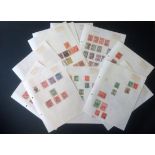 Australian stamp collection on 11 loose album pages. Catalogues at nearly £200. Good Condition. We