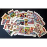 Postcard collection. Includes 55 postcards in boxed presentation pack covering 70's girls comics -