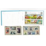 Stamp collection. Includes 2 GB stamp booklets incomplete. 3 = 18x 1 1 2d, 6x1d, 6x 1 2d, 10p, 2x1