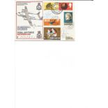 Rare 1971 signed RAF Medmenham 25th ann Radio Inspectorate cover, flown from UK to Cyprus, Malta,