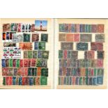 World and British commonwealth stamp collection in A5 stockbook. Includes France, Germany, India, GB