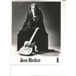 Jess Roden signed 10x8 black and white photo. English rock singer, songwriter and guitarist. Good