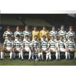 Celtic 1981 Football Autographed 12 X 8 Photo, A Superb Image Depicting The 1980 1 Scottish First