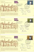 GB FDC collection dated 30 7 71. 3 covers on Literary anniversaries with special postmarks. Also