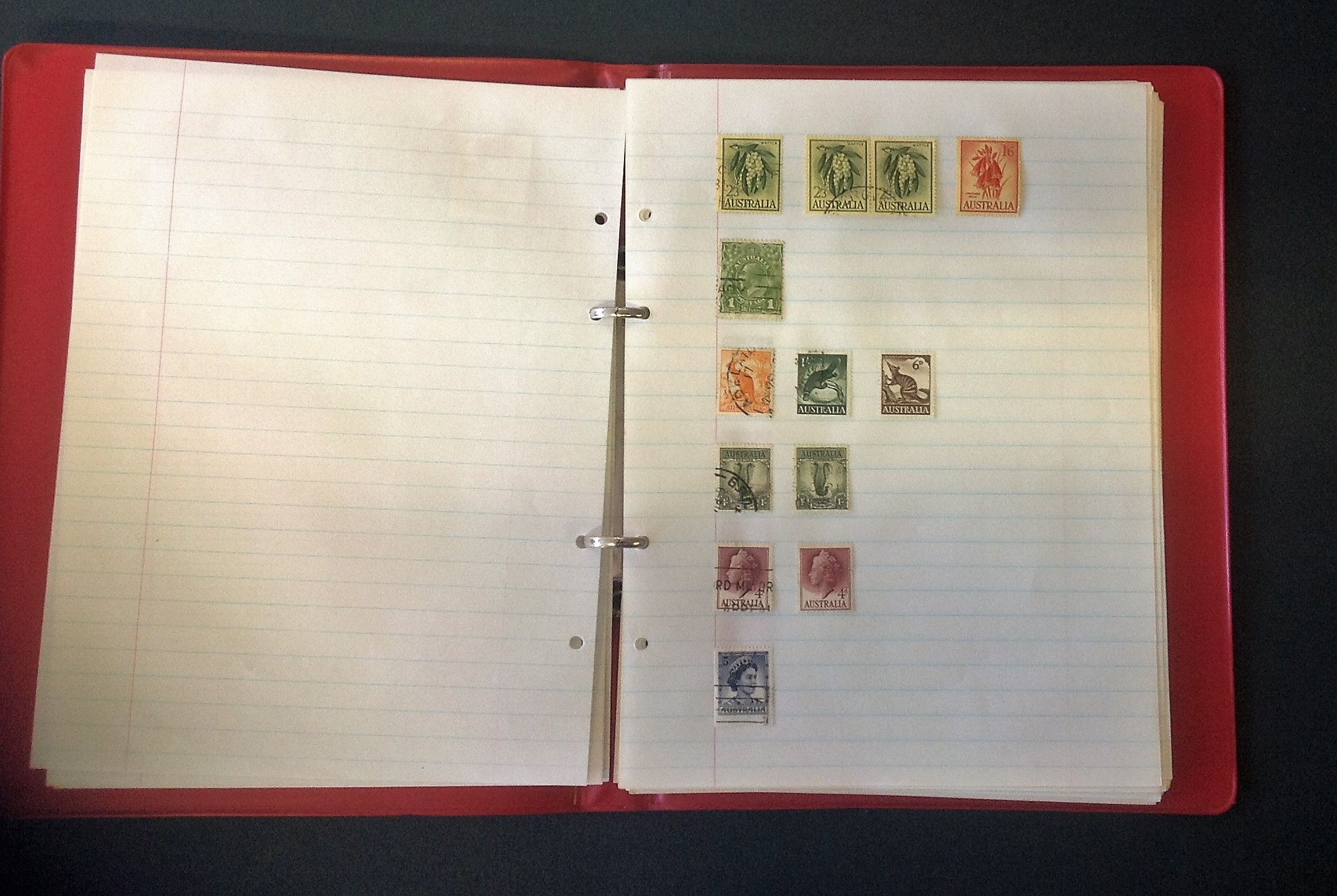 British commonwealth stamp collection in ring binder. 70 pages. Mainly used. Includes Seychelles, - Image 2 of 6